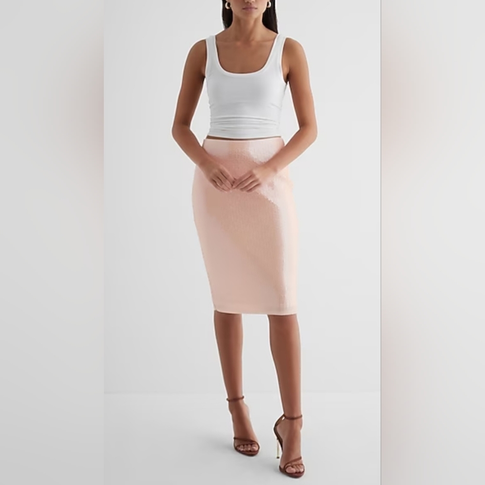 Women's Express Sequined Pencil Skirt